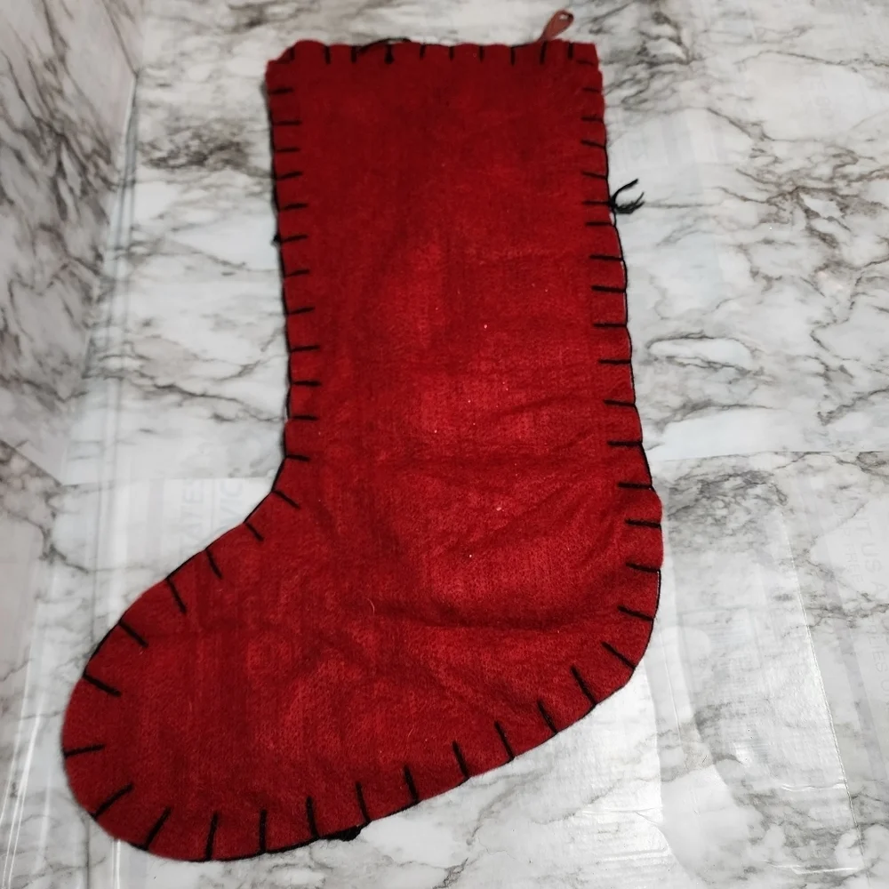 Vintage Christmas Tree Stocking 21